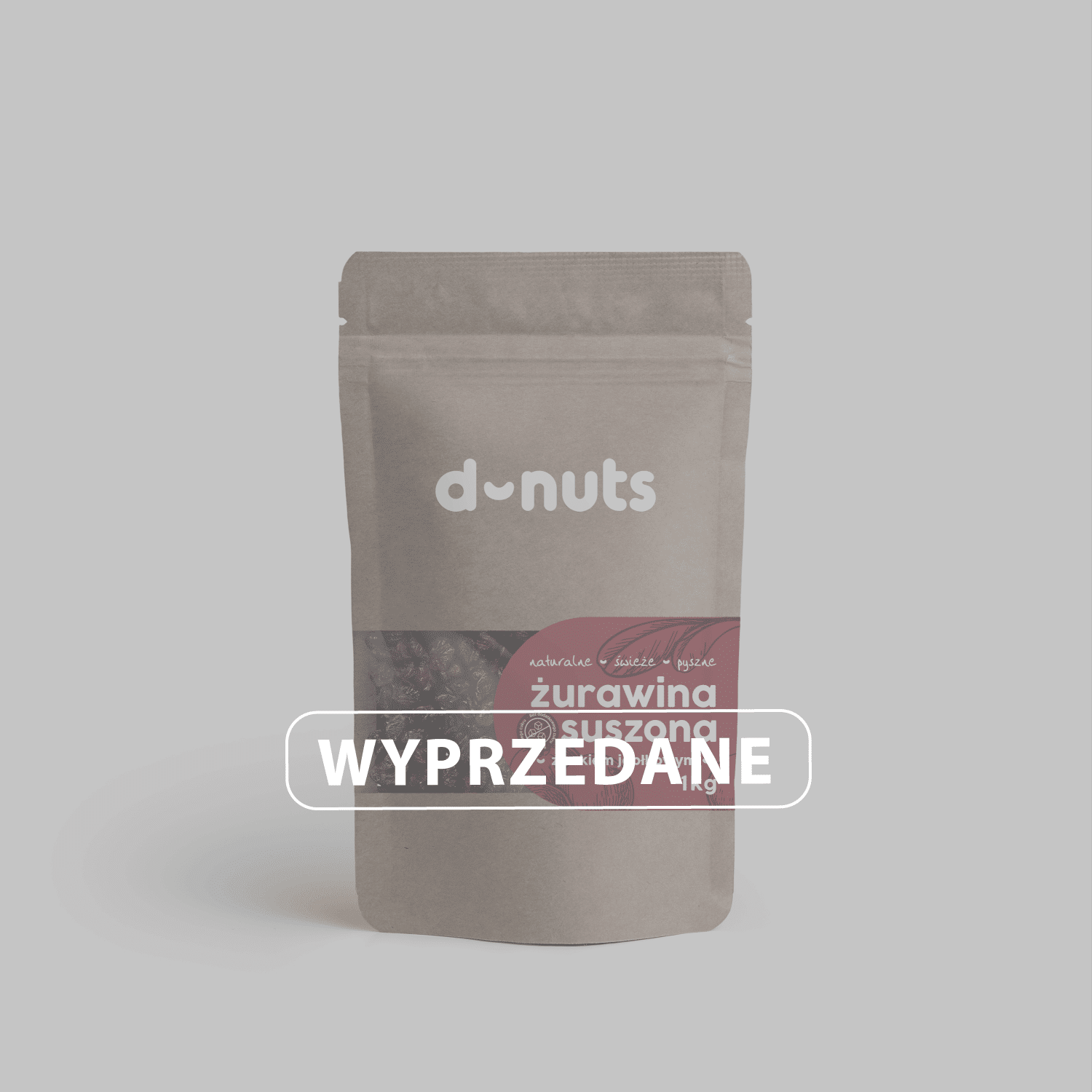 Żurawina suszona bez cukru (z sokiem jabłkowym) 1 kg - obrazek 10