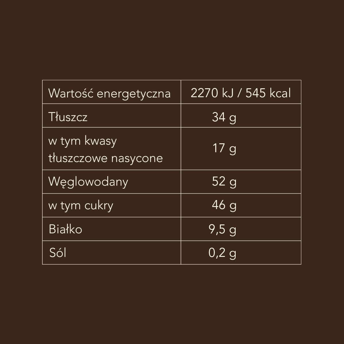 Migdały w belgijskiej czekoladzie z cynamonem 500 g - obrazek 2