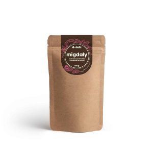 Migdały oblane mleczną czekoladą z kawałkami orzechów 500 g