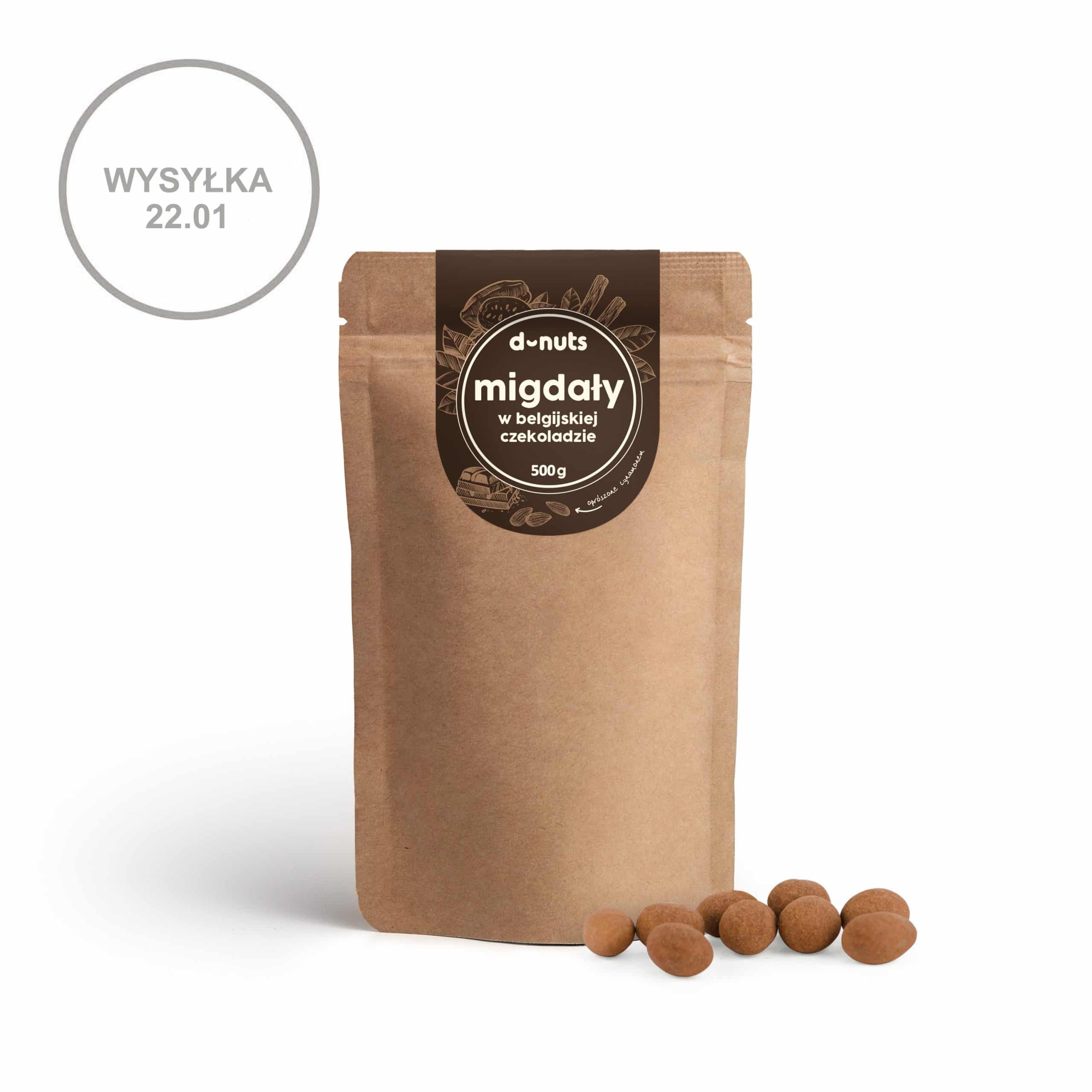 Migdały w belgijskiej czekoladzie z cynamonem 500 g - obrazek 7