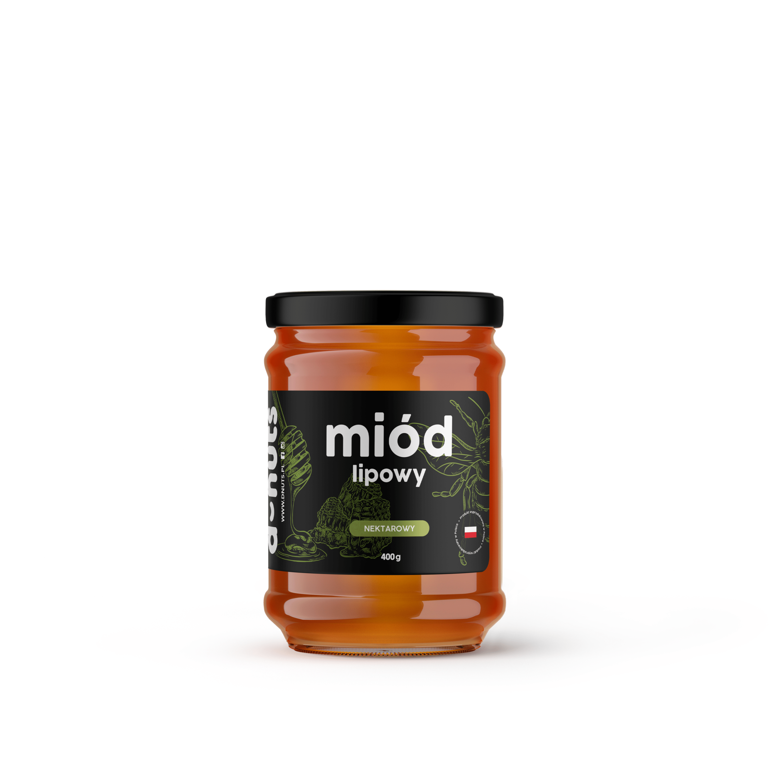 Miód Lipowy nektarowy 400 g