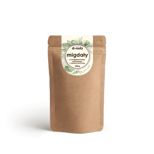 Migdały w belgijskiej białej czekoladzie z zieloną herbatą 500 g