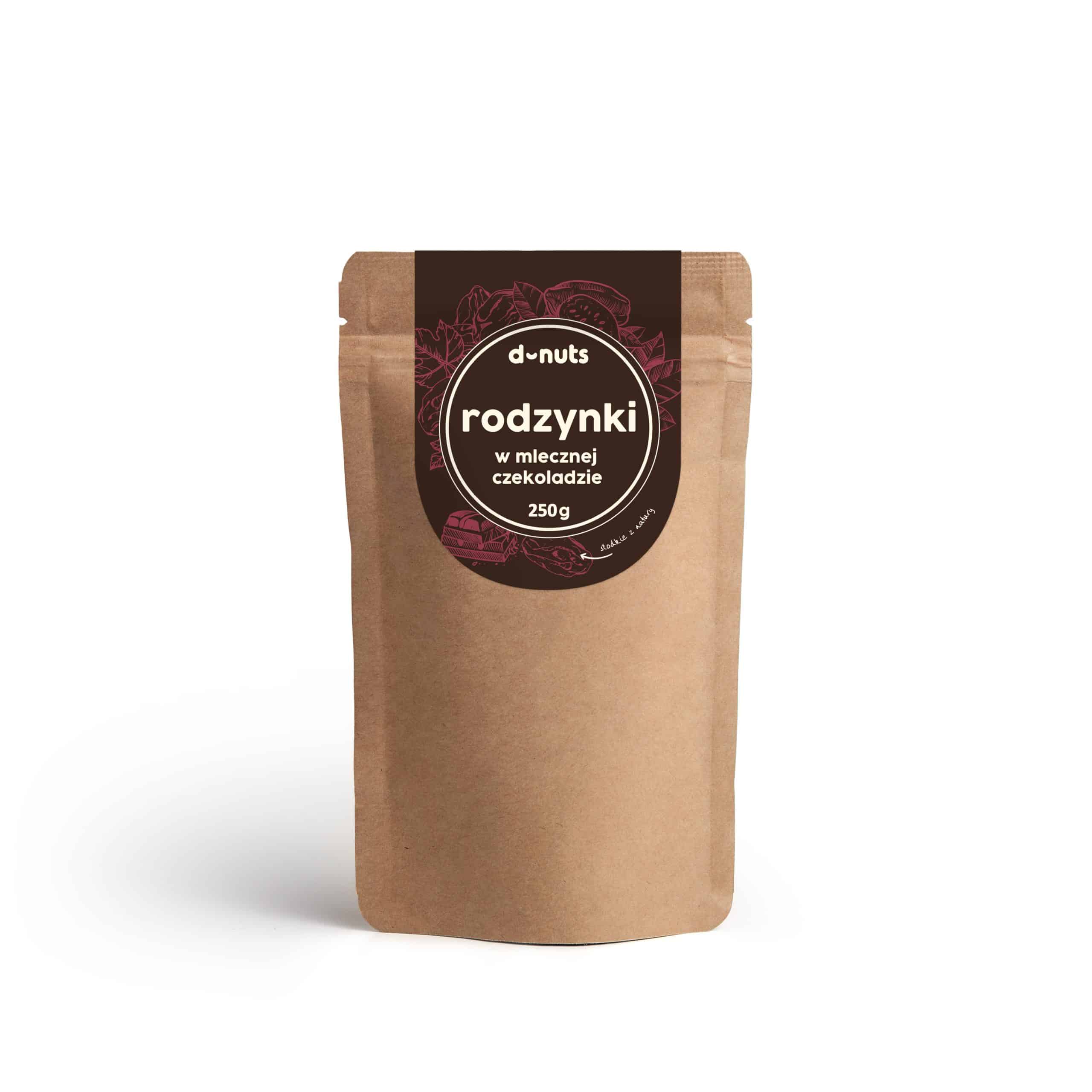 Rodzynki w mlecznej czekoladzie 250 g - obrazek 2