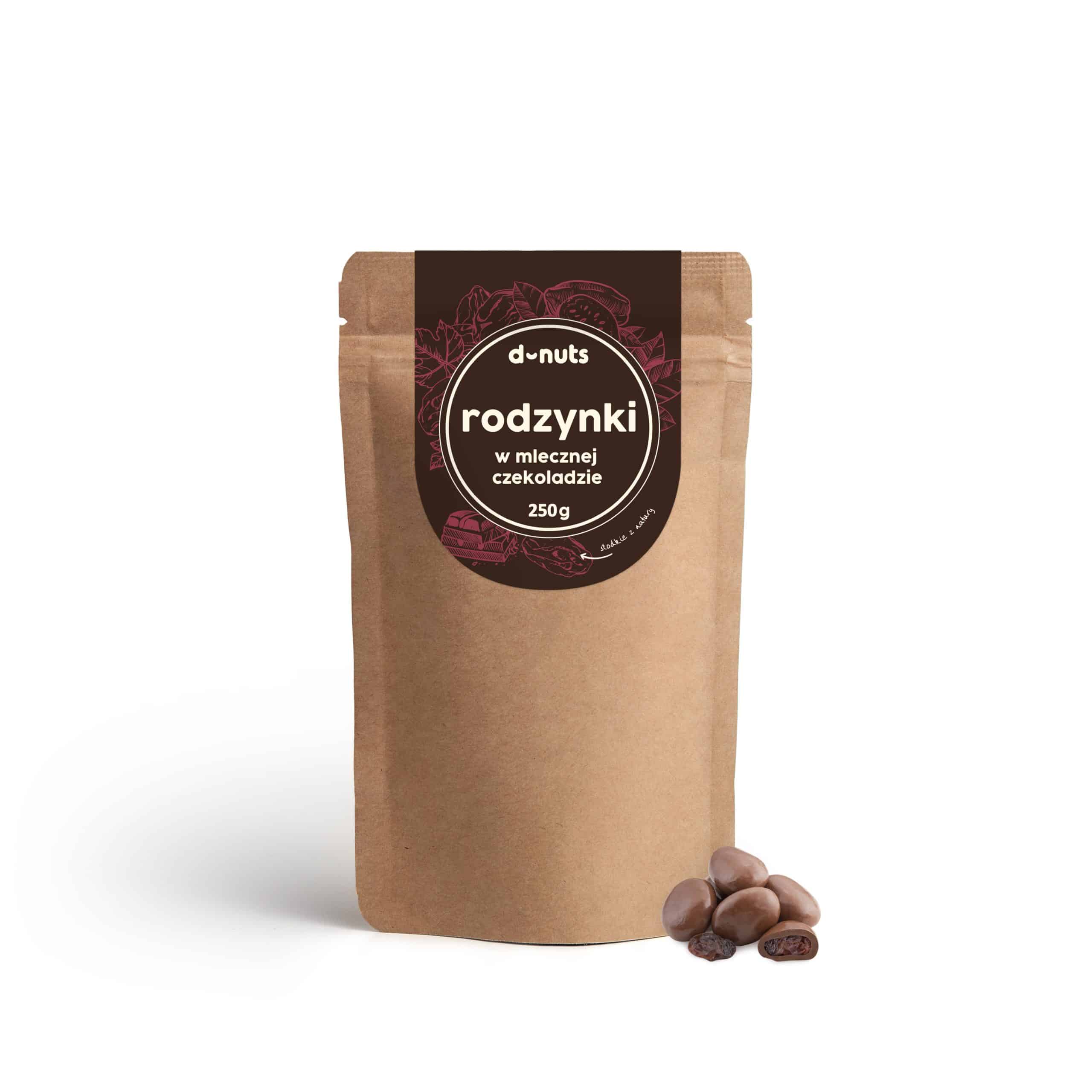 Rodzynki w mlecznej czekoladzie 250 g