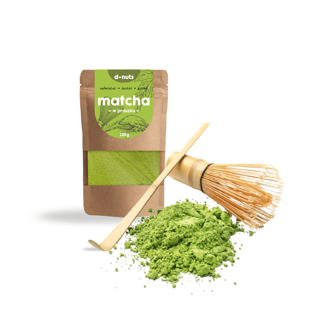 Zestaw Startowy do Matchy – Herbata Matcha 100g + miotełka Chasen + łyżeczka Chashaku - obrazek 2