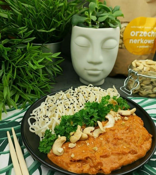 Makaron z nerkowcami