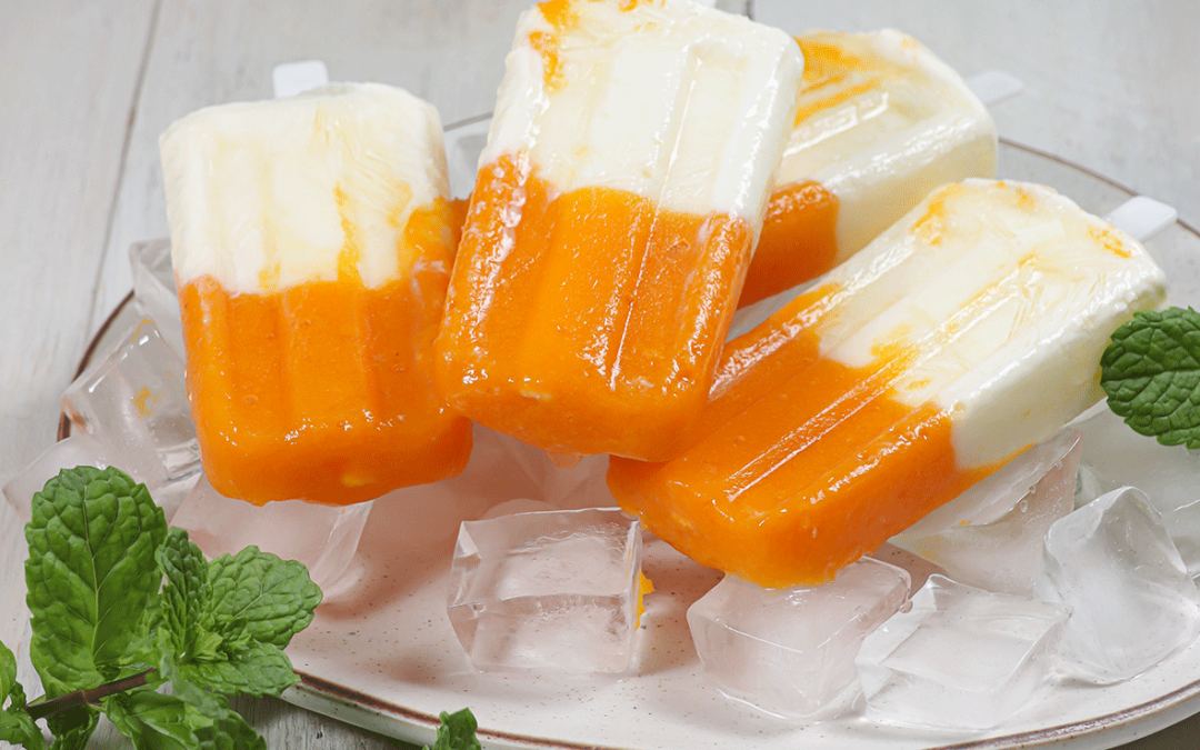 Lody jogurtowe z mango