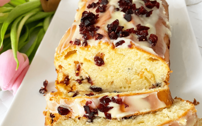  Ciasto jogurtowe z żurawiną