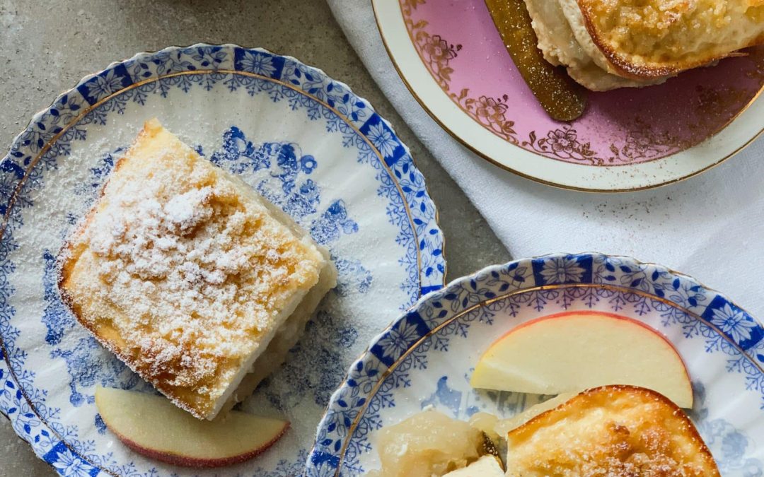 Obłędna serniko-szarlotka